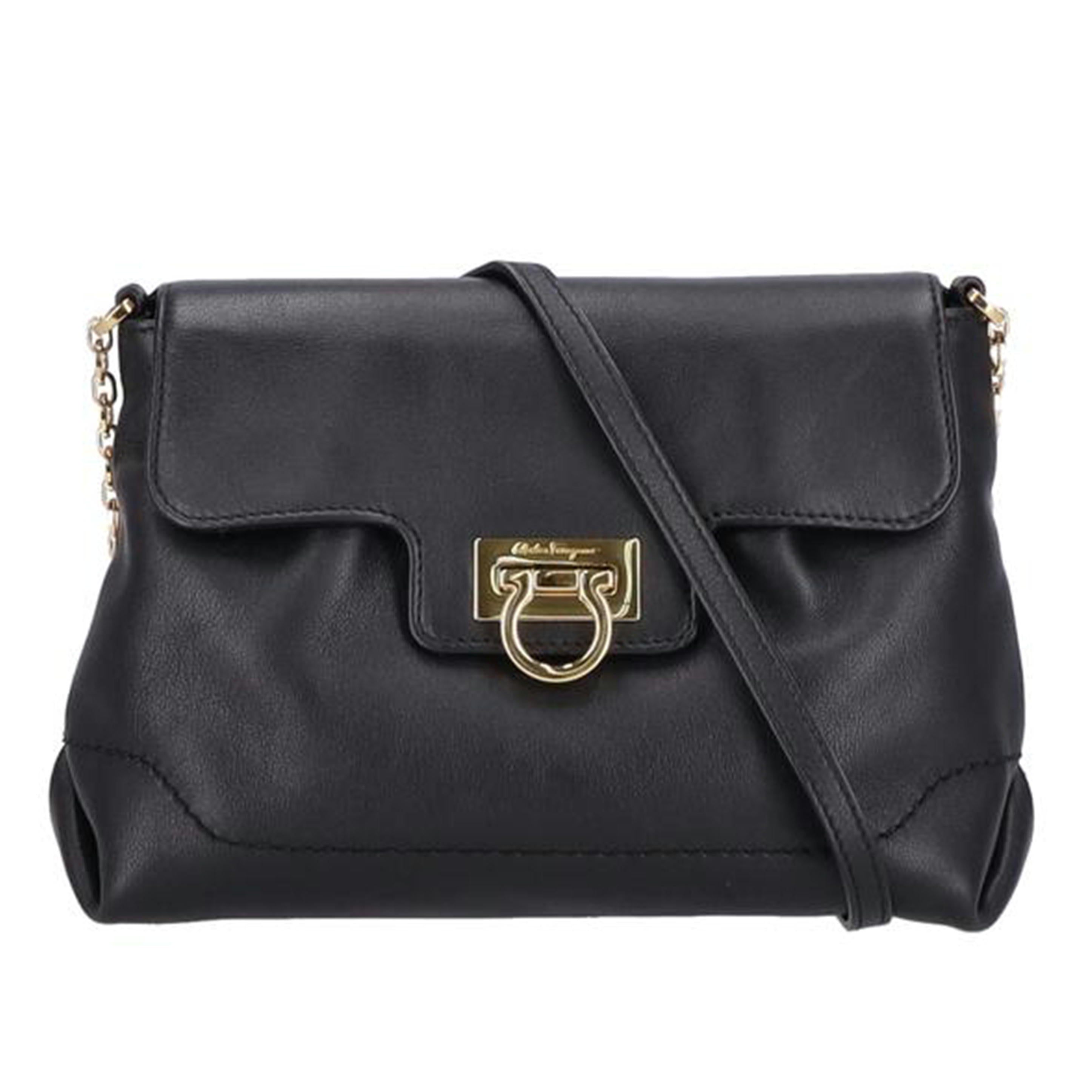 S.Ferragamo サルバトーレフェラガモ/チェーンショルダーバッグ/AB-21D659//ABランク/93