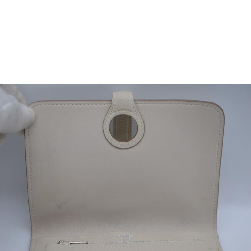 HERMES エルメス/ドゴン・コンパクト/トゴ/クレ//C D*******/ABランク/89