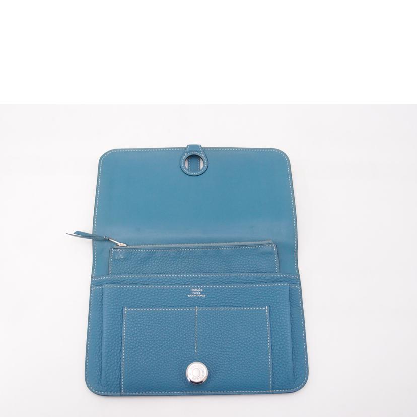 HERMES エルメス/ドゴンGM/ブルー系//□O刻*******/ABランク/69
