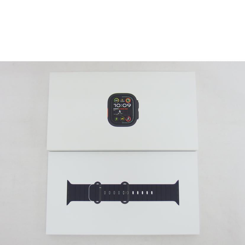 Apple アップル/Apple Watch Ultra2/(GPS+Cellularモデル)49mm/チタニウム/ブラック/MX4P3J/A//JGHG00240Q/SAランク/04