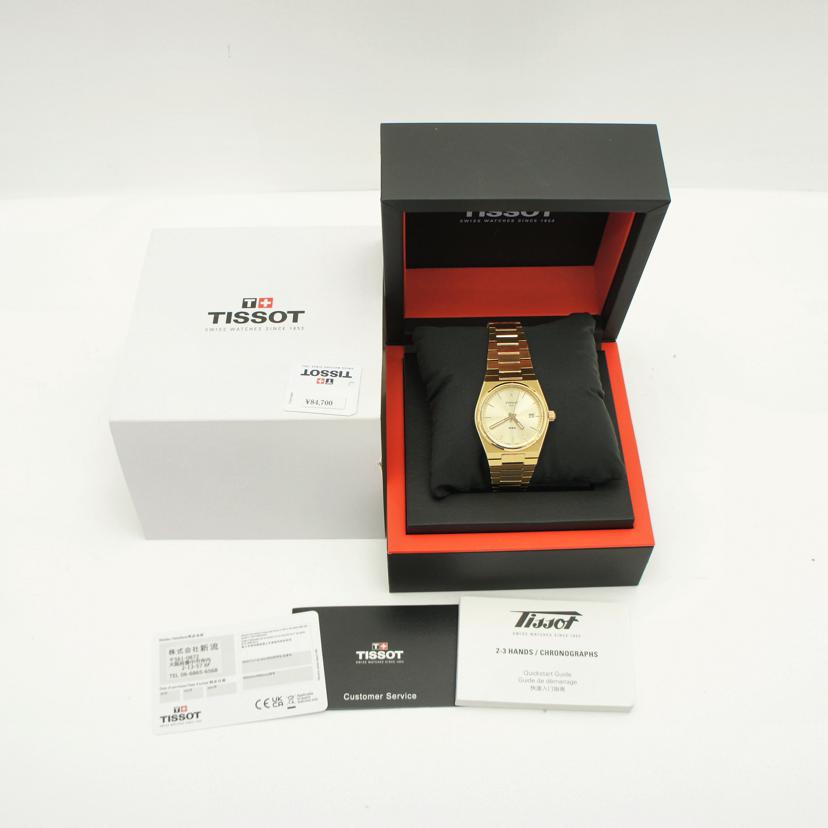 TISSOT ティソ/ティソ PRX/クォーツ/ゴールドPVD/T137210A//Aランク/75
