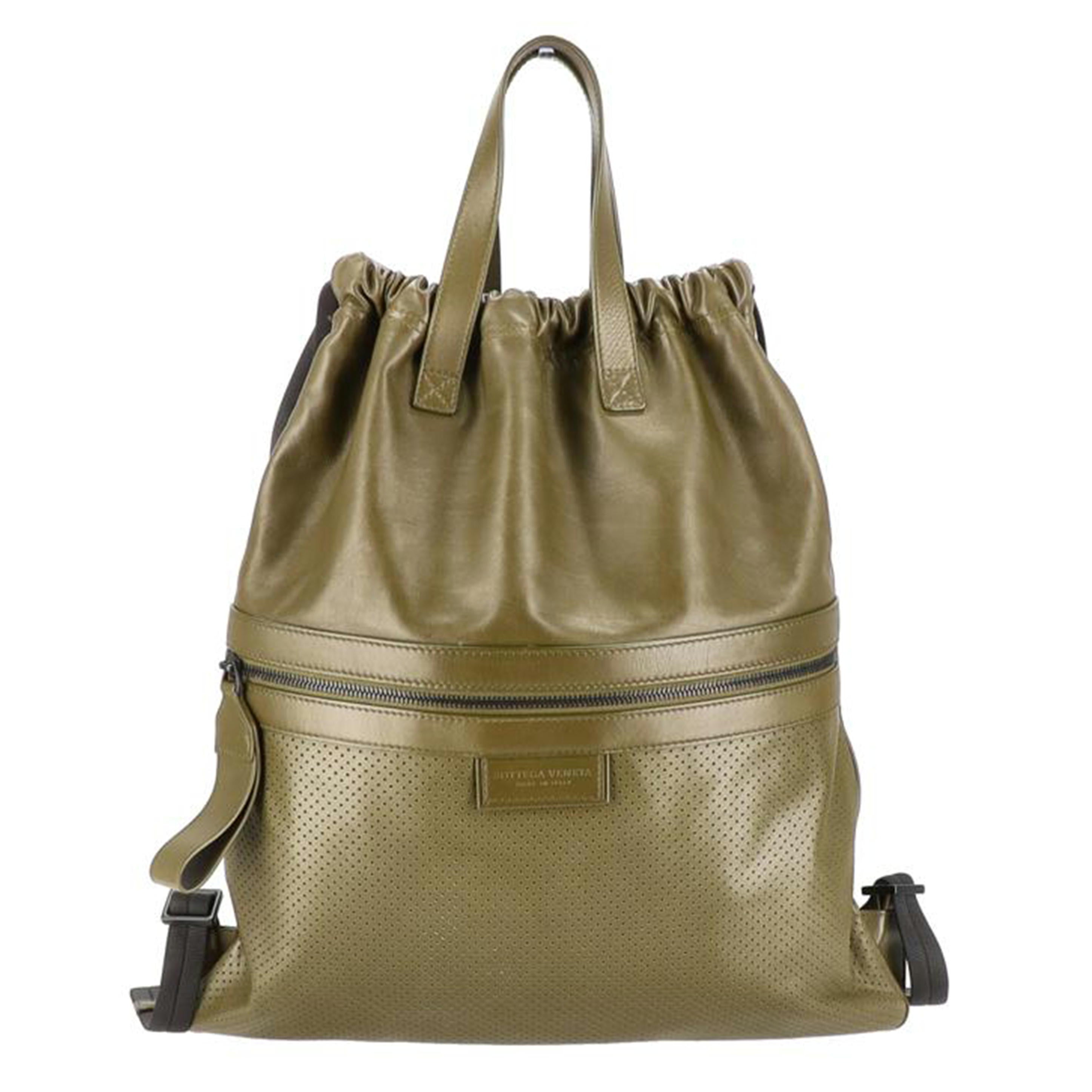 BOTTEGA VENETA ボッテガベネタ/レザー巾着リュック//B07*******/ABランク/05