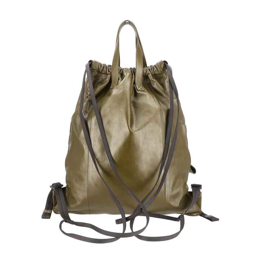 BOTTEGA VENETA ボッテガベネタ/レザー巾着リュック//B07*******/ABランク/05