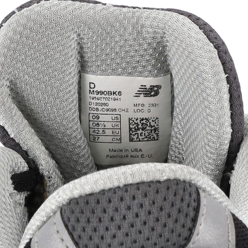 New balance ニューバランス/990V6 /M990BK6//ABランク/09