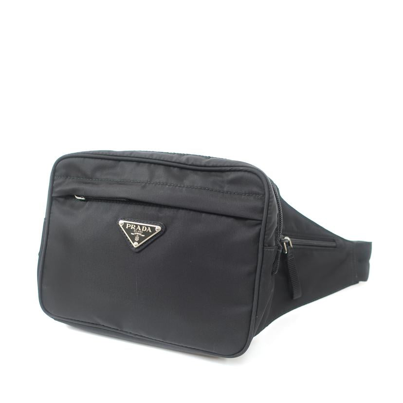 PRADA プラダ/ナイロン ウエスト/ボディーバッグ ブラック/2VL001//ABランク/65