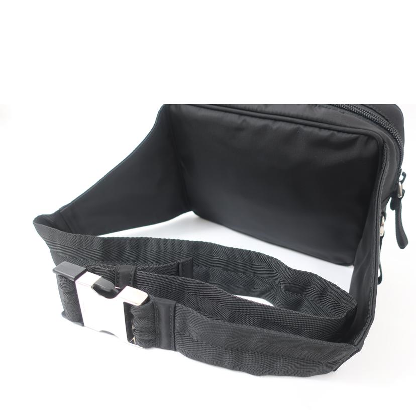 PRADA プラダ/ナイロン ウエスト/ボディーバッグ ブラック/2VL001//ABランク/65