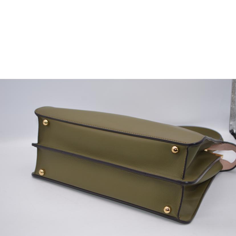 FENDI フェンディ/ピーカブーアイシーユーミディアム/ナッパレザー/カーキ/8BN321 //A6V***********/Aランク/89