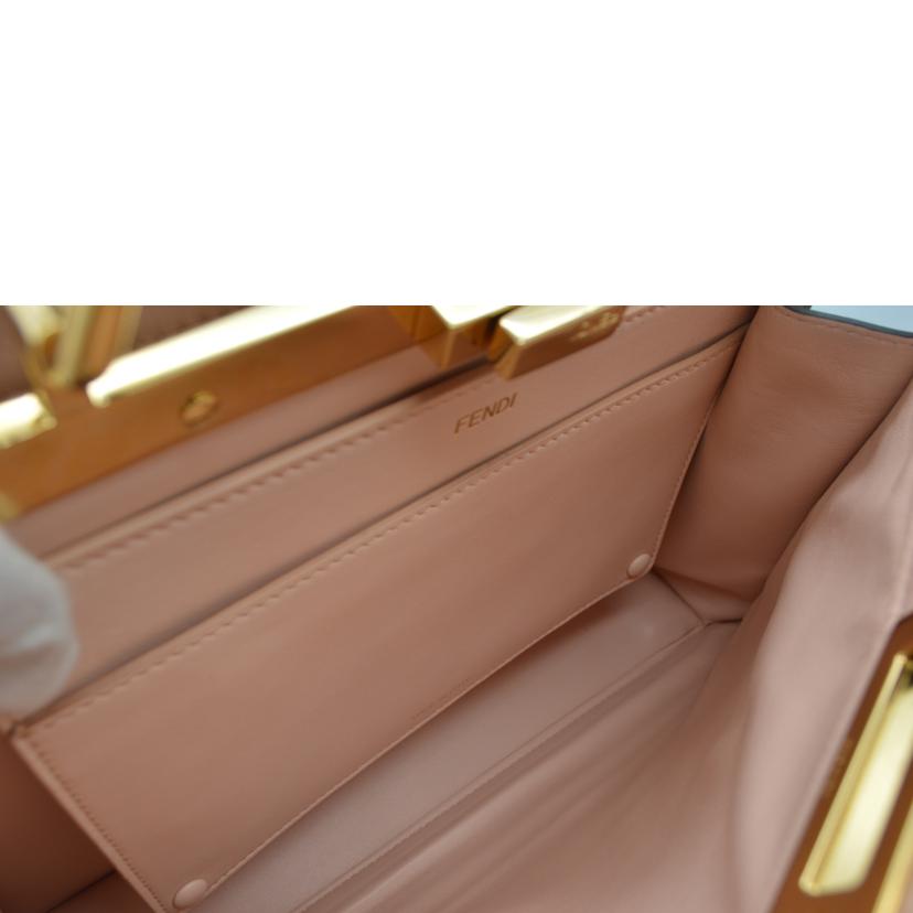 FENDI フェンディ/ピーカブーアイシーユーミディアム/ナッパレザー/カーキ/8BN321 //A6V***********/Aランク/89