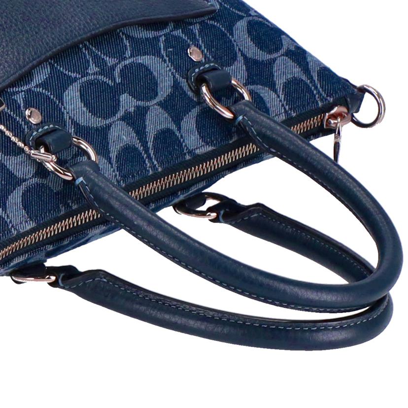 COACH コーチ/2wayハンドバッグ/デニム/F66974//M18**/Aランク/06