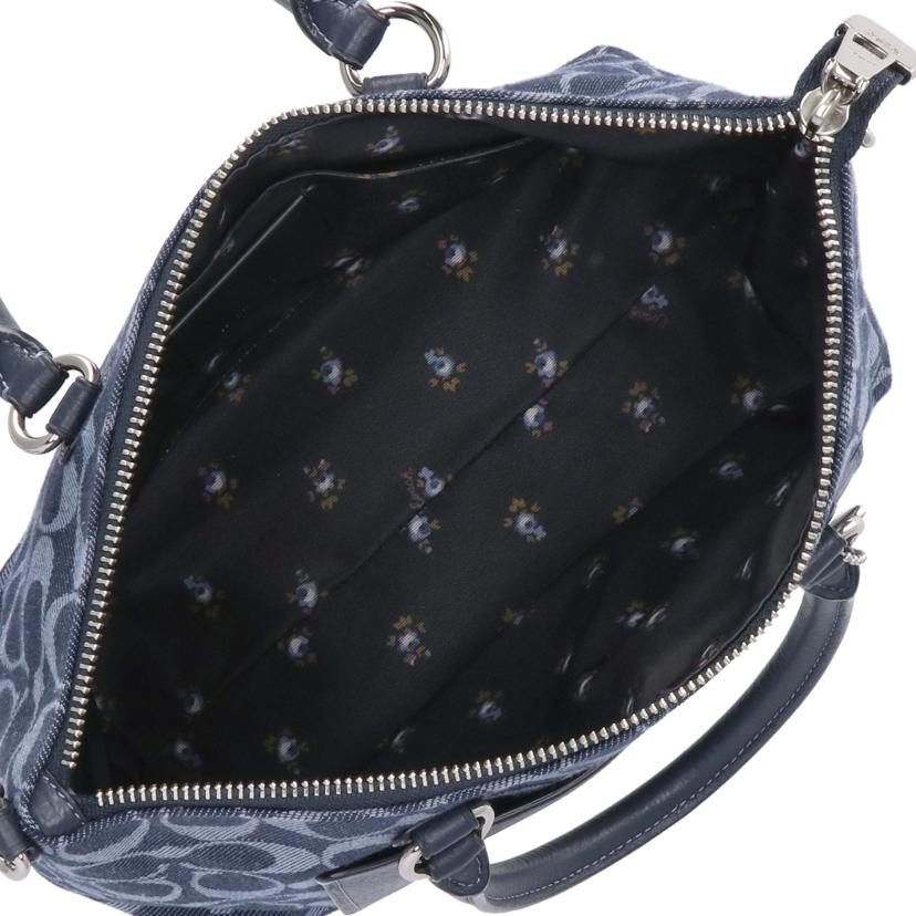 COACH コーチ/2wayハンドバッグ/デニム/F66974//M18**/Aランク/06