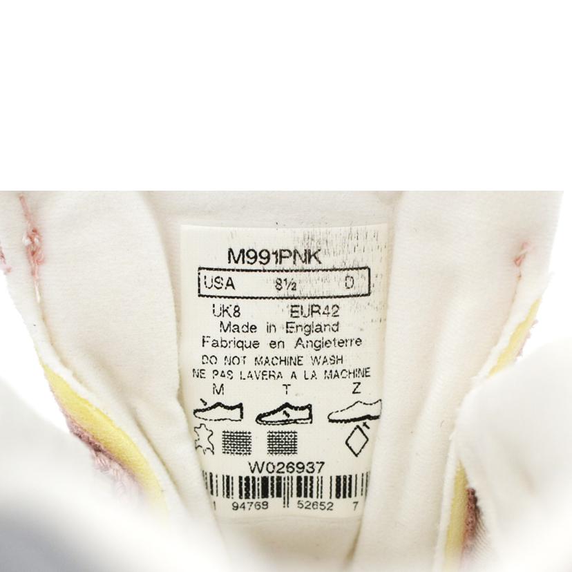 NB ニューバランス/M991/ピンク/M991PNK//サイズ:UK表記8/Aランク/75