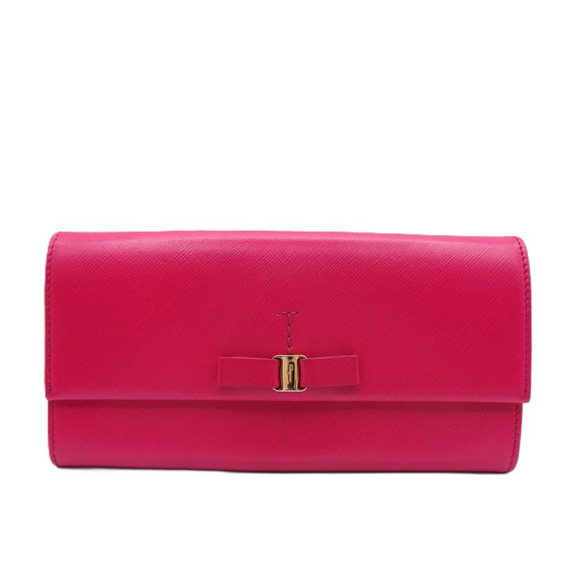 Ferragamo フェラガモ/ヴァラリボン/二つ折り長財布//IR-******/ABランク/88