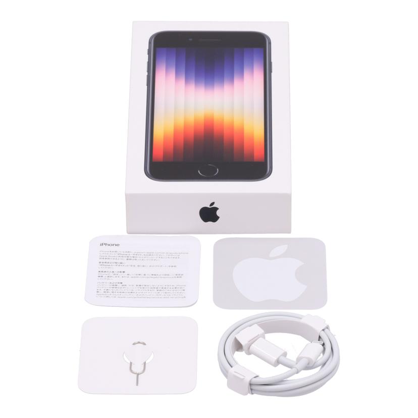 Apple SIMフリー アップル /iPhone SE 第3世代 128GB/MMYF3J/A//L241T076TR/Bランク/77