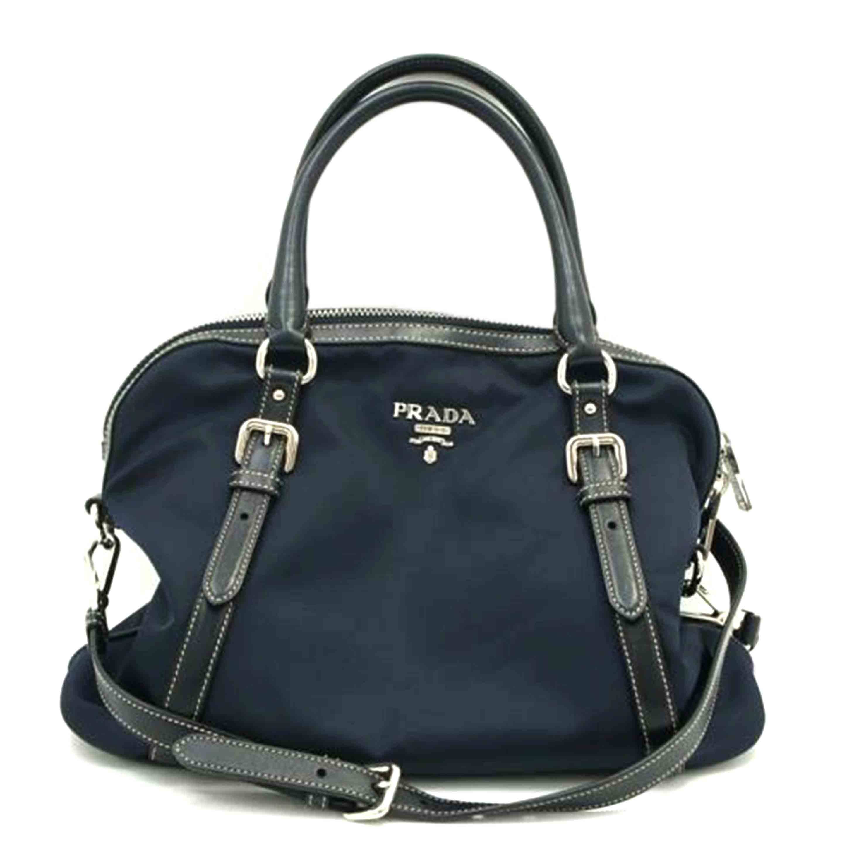 PRADA プラダ/テスートナイロン2Wayショルダー/ネイビー/BL0912//173/ABランク/75