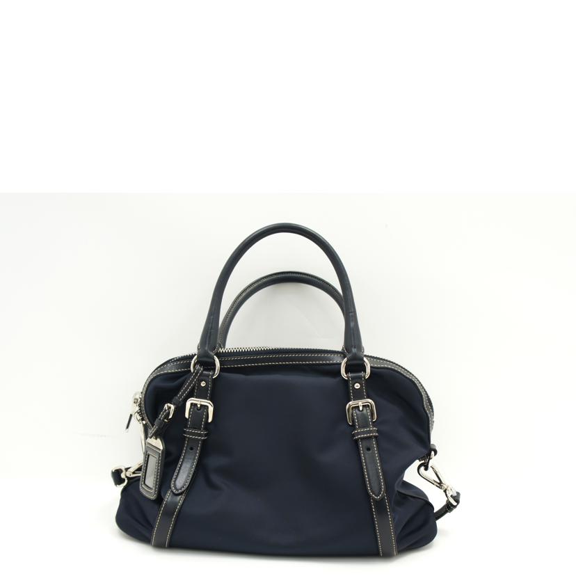 PRADA プラダ/テスートナイロン2Wayショルダー/ネイビー/BL0912//173/ABランク/75