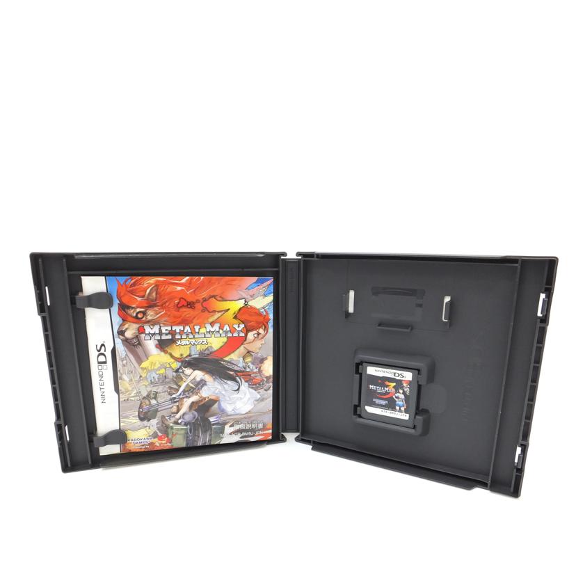 KADOKAWA GAMES 角川ゲームス/DS メタルマックス3/NTR-P-BM9J(JPN)//ABランク/88