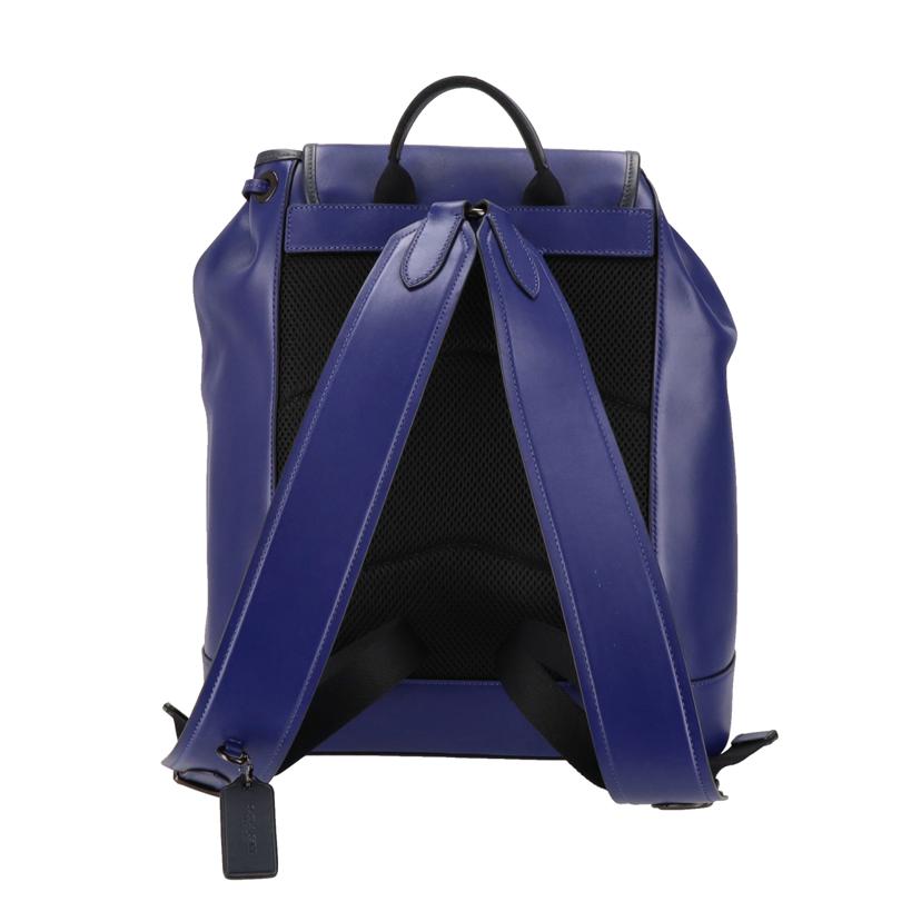 COACH コーチ/ヘリテージレザーバックパック/ネイビー/C2902//M20**/Aランク/75