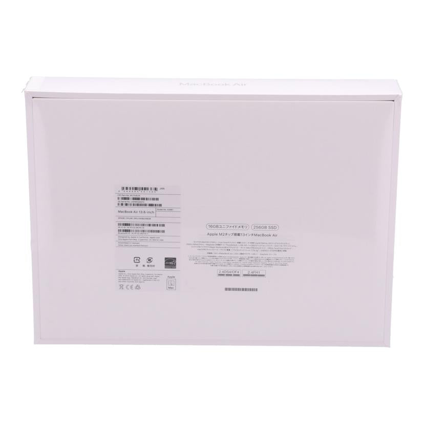 APPLE アップル/MacBook Air/MC7U4J A//SLHDW02KD7V/Sランク/01