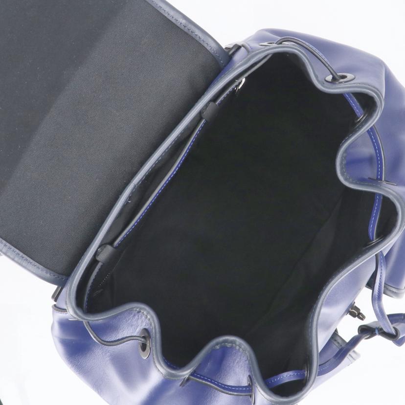 COACH コーチ/ヘリテージレザーバックパック/ネイビー/C2902//M20**/Aランク/75