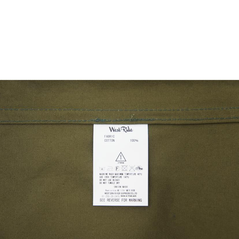 WEST RIDE ウエストライド/ジップジャケット/M/カーキ//Aランク/01