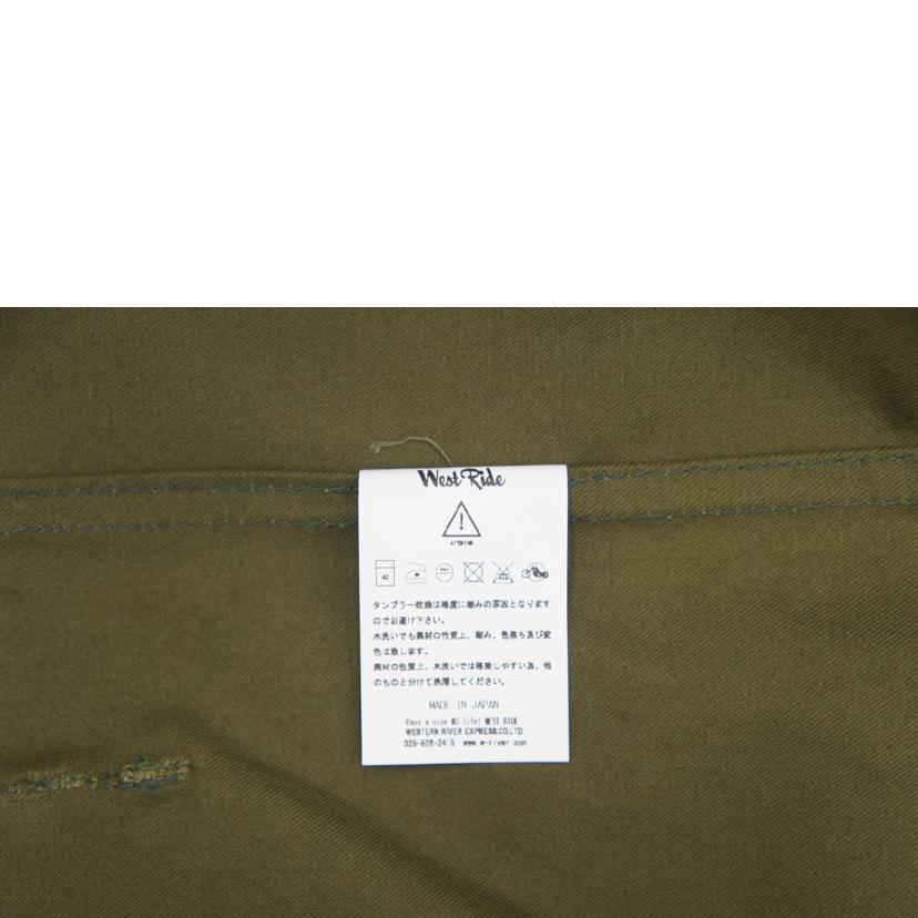 WEST RIDE ウエストライド/ジップジャケット/M/カーキ//Aランク/01