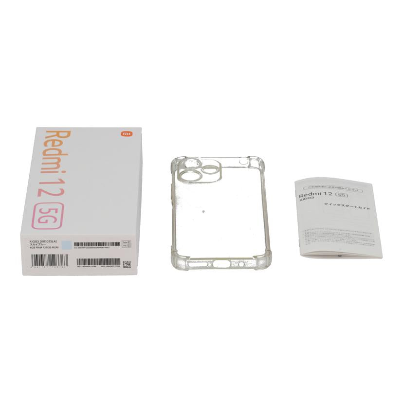 Xiaomi au シャオミ /スマートフォン/Redmi 12 5G 128GB/XIG03//50473Y3WQ00550/ABランク/05