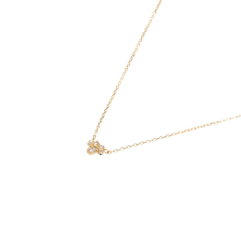 / K18ダイヤネックレス0.048ct//Aランク/65
