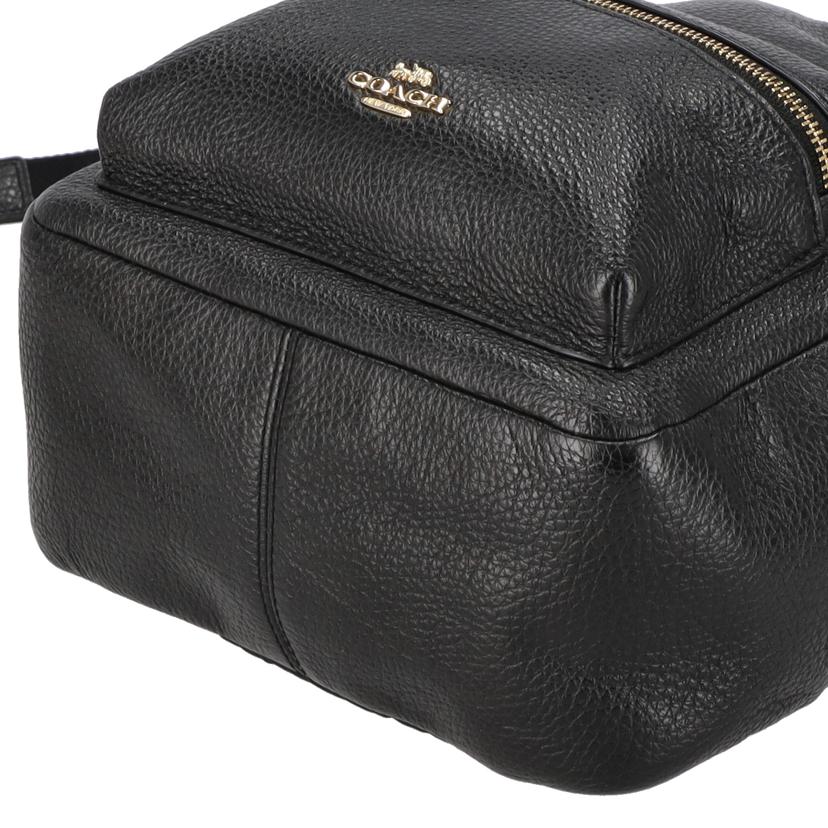 COACH コーチ/ミニチャーリーレザーバックパック/ブラック/F28995//M18**/Aランク/75