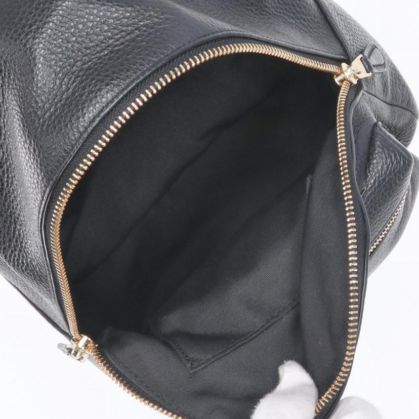 COACH コーチ/ミニチャーリーレザーバックパック/ブラック/F28995//M18**/Aランク/75