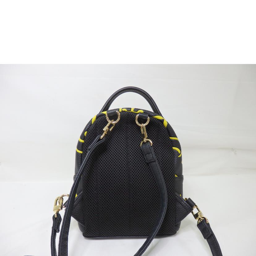 CASTELBAJAC カステルバジャック/カステルバジャック ミニリュック 黒×黄//Bランク/84