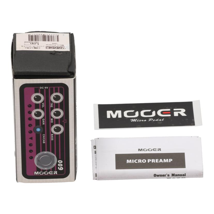 MOOER ムーアー /マイクロプリアンプ/Micro Preamp 009 Blacknight//1758274/Bランク/82