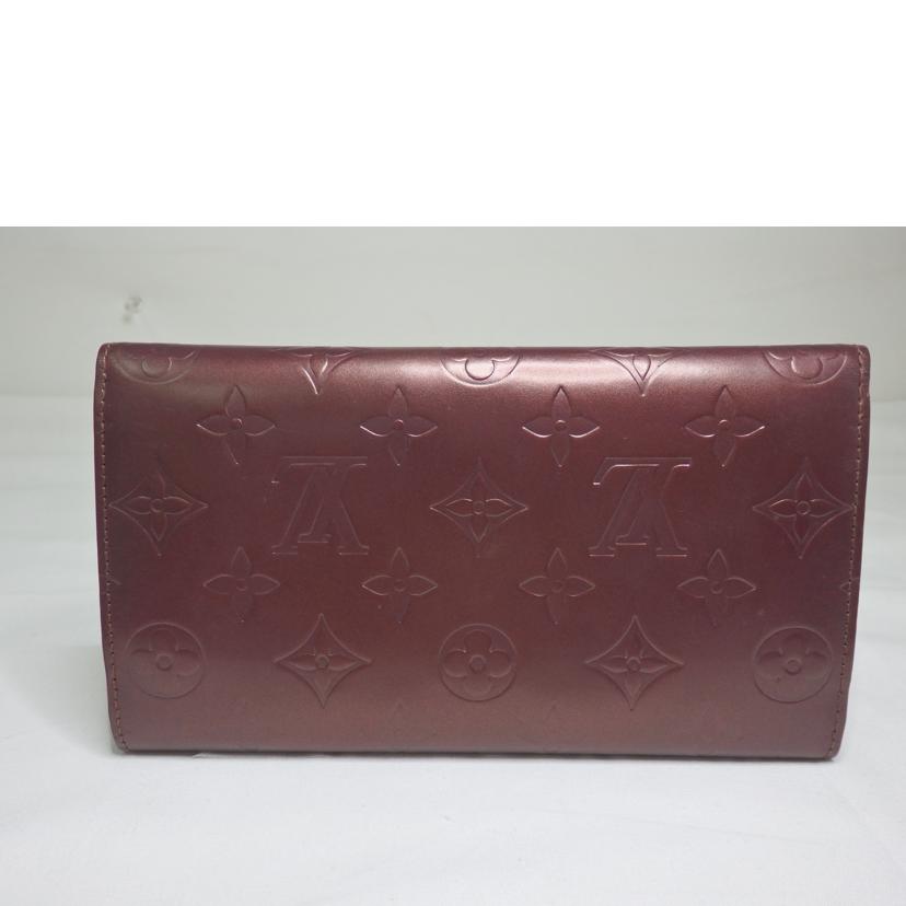 LOUIS VUITTON/ポルトレゾール・インターナショナル/モノグラムマット/ヴィオレ/M65106//TH0***/ABランク/84