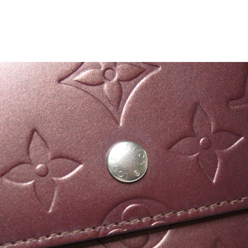 LOUIS VUITTON/ポルトレゾール・インターナショナル/モノグラムマット/ヴィオレ/M65106//TH0***/ABランク/84