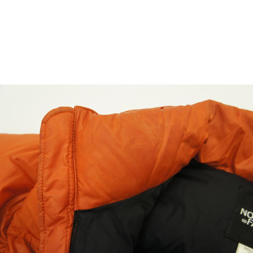 THE NORTH FACE ザ・ノースフェイス/ヌプシ センターロゴ ダウンジャケット/S/オレンジ/ND01001//Bランク/01
