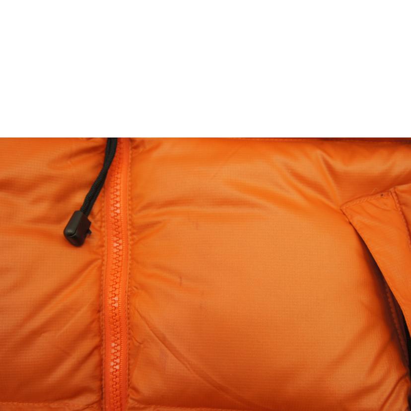 THE NORTH FACE ザ・ノースフェイス/ヌプシ センターロゴ ダウンジャケット/S/オレンジ/ND01001//Bランク/01