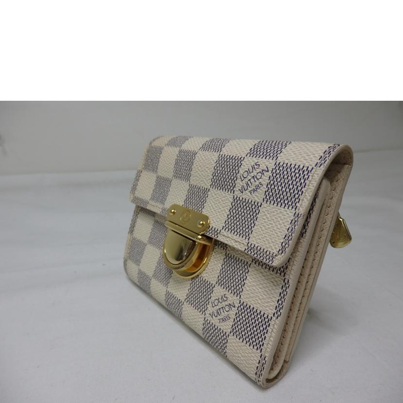 LOUIS VUITTON/ポルトフォイユ・コアラ/ダミエ・アズール/N60013//CA0***/ABランク/84