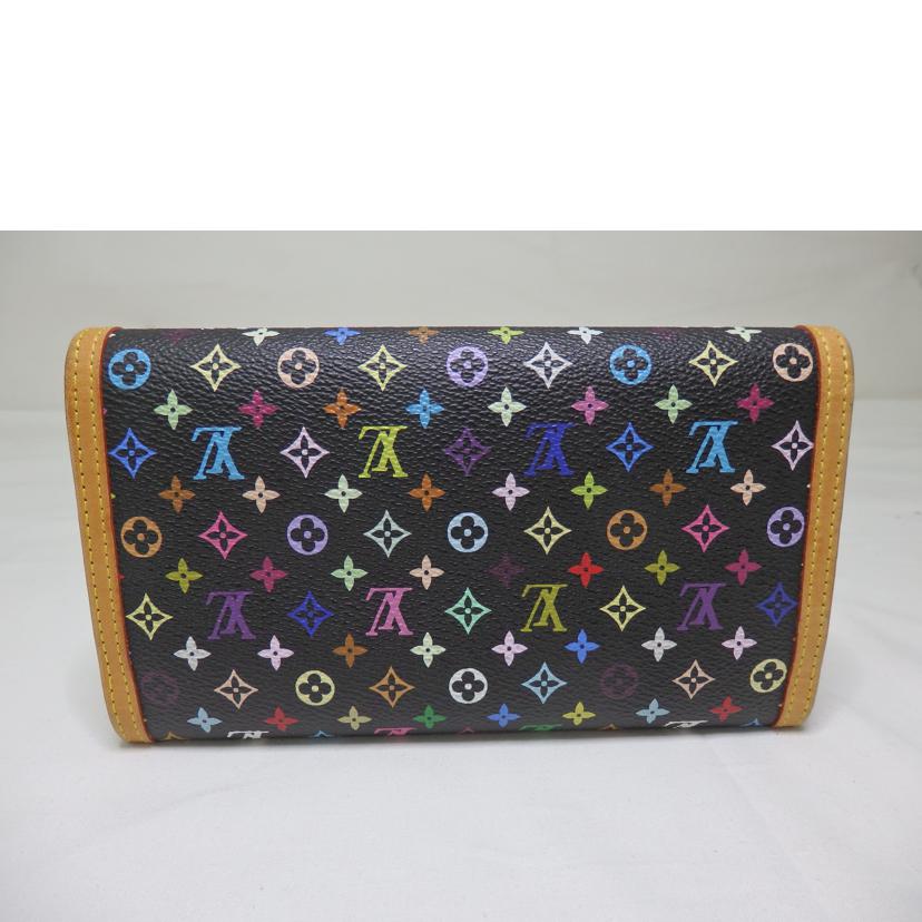 LOUIS VUITTON/ポルトフォイユ・インターナショナルノワール/モノグラム・マルチカラー/M92658//TH1***/Aランク/84