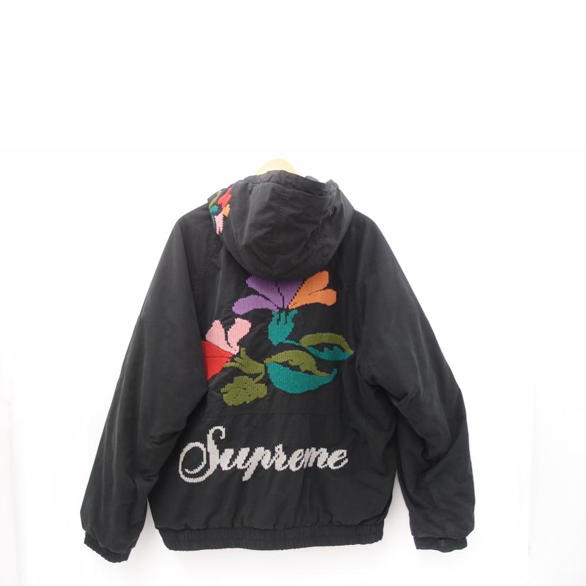 Supreme シュプリーム/Needlepoint Hooded Jacket黒//Bランク/69