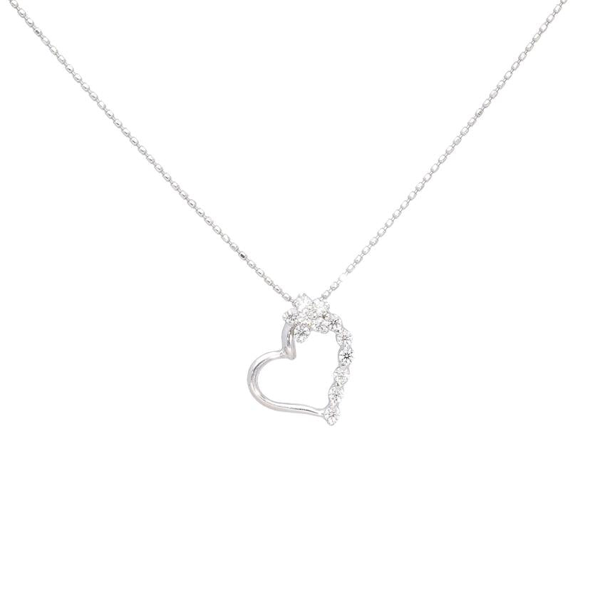 K18WGダイヤネックレス0.23ct//Aランク/78