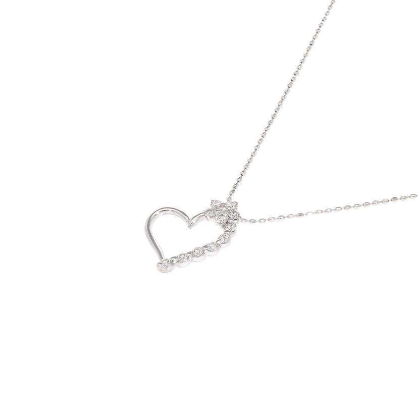 K18WGダイヤネックレス0.23ct//Aランク/78