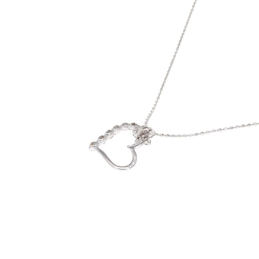 K18WGダイヤネックレス0.23ct//Aランク/78