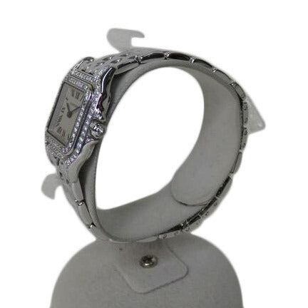 Cartier カルティエ/パンテール ドゥ カルティエ/K18ホワイトゴールド/ダイヤモンドベゼル/WF3091F3//166*********/SAランク/84