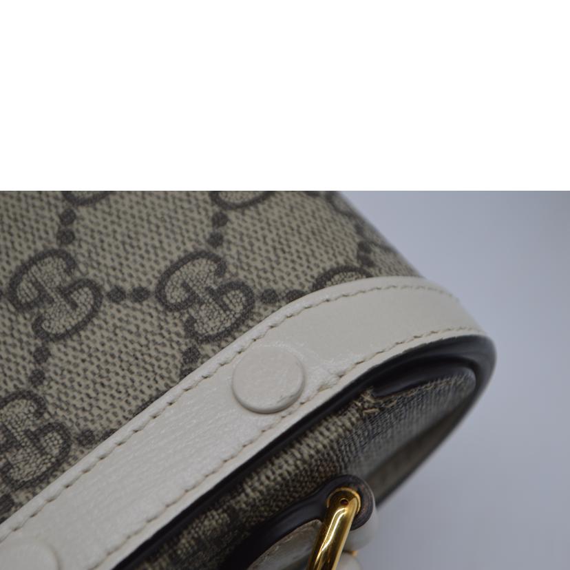 GUCCI グッチ/GGスプリームホースビットミニレザーショルダー/625615//218*/Aランク/89