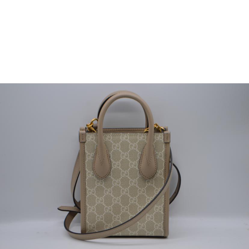 GUCCI グッチ/GGスプリームインターロッキング2wayレザーハンド/671623//525***/Aランク/89