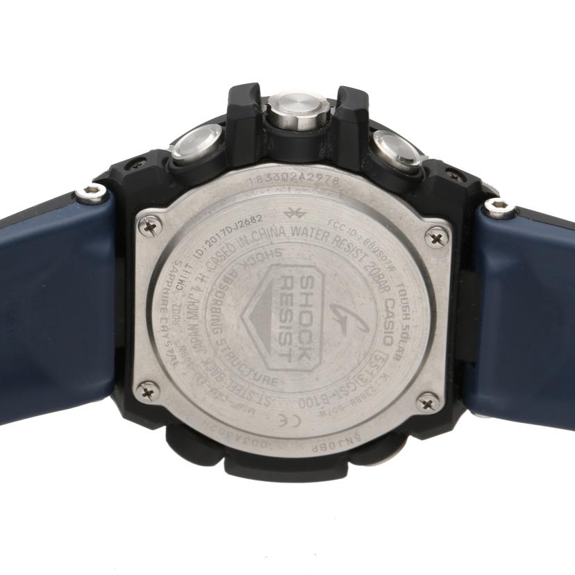 CASIO カシオ/G-SHOCK/G-STEEL/ソーラー×スマホリンク/GST-B100XA-1AJF//003*****/Aランク/85