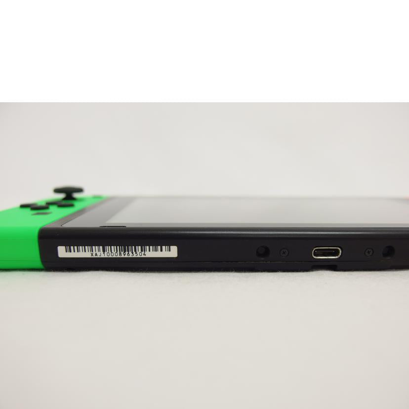 Nintendo 任天堂/Switch旧型/ネオングリーン・ネオンピンク/HAC-001//XAJ10008963504/Bランク/04
