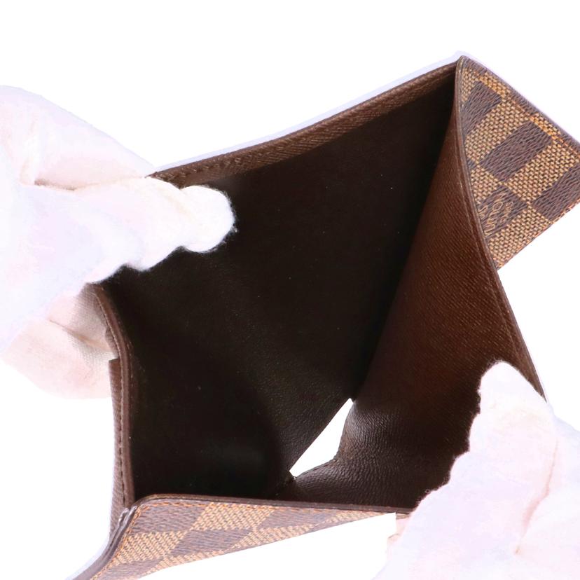 LV/ポルトビエ・6カルト クレディ/ダミエ・エベヌ/N61666/CA0***/Aランク/06