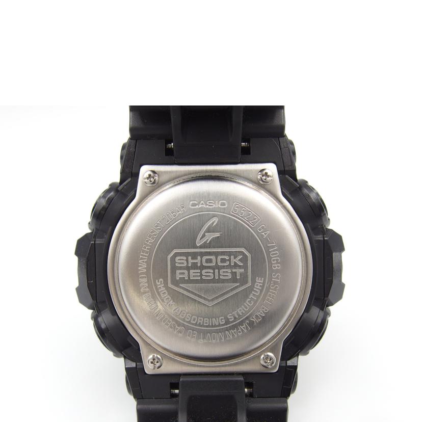 CASIO カシオ/G-SHOCKデジアナウォッチ/クォーツ/ブラック×ゴールド/GA-710GB-1AJF//Aランク/04