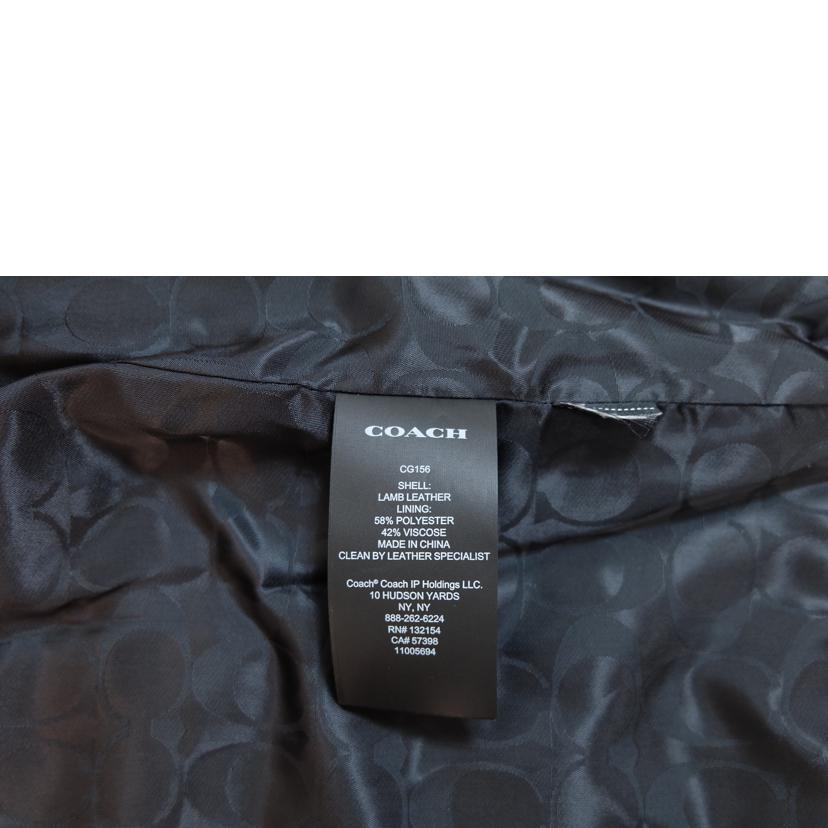 COACH コーチ/COACH シャツレザージャケット/CG156//Aランク/71