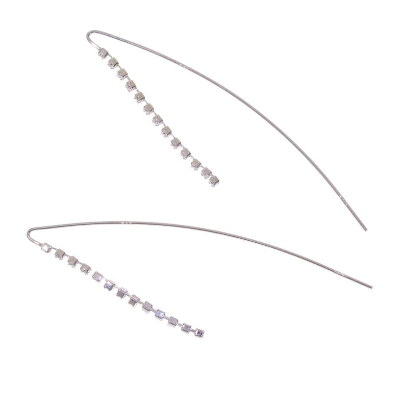 / K18WGダイヤピアス0.60ct//Aランク/05